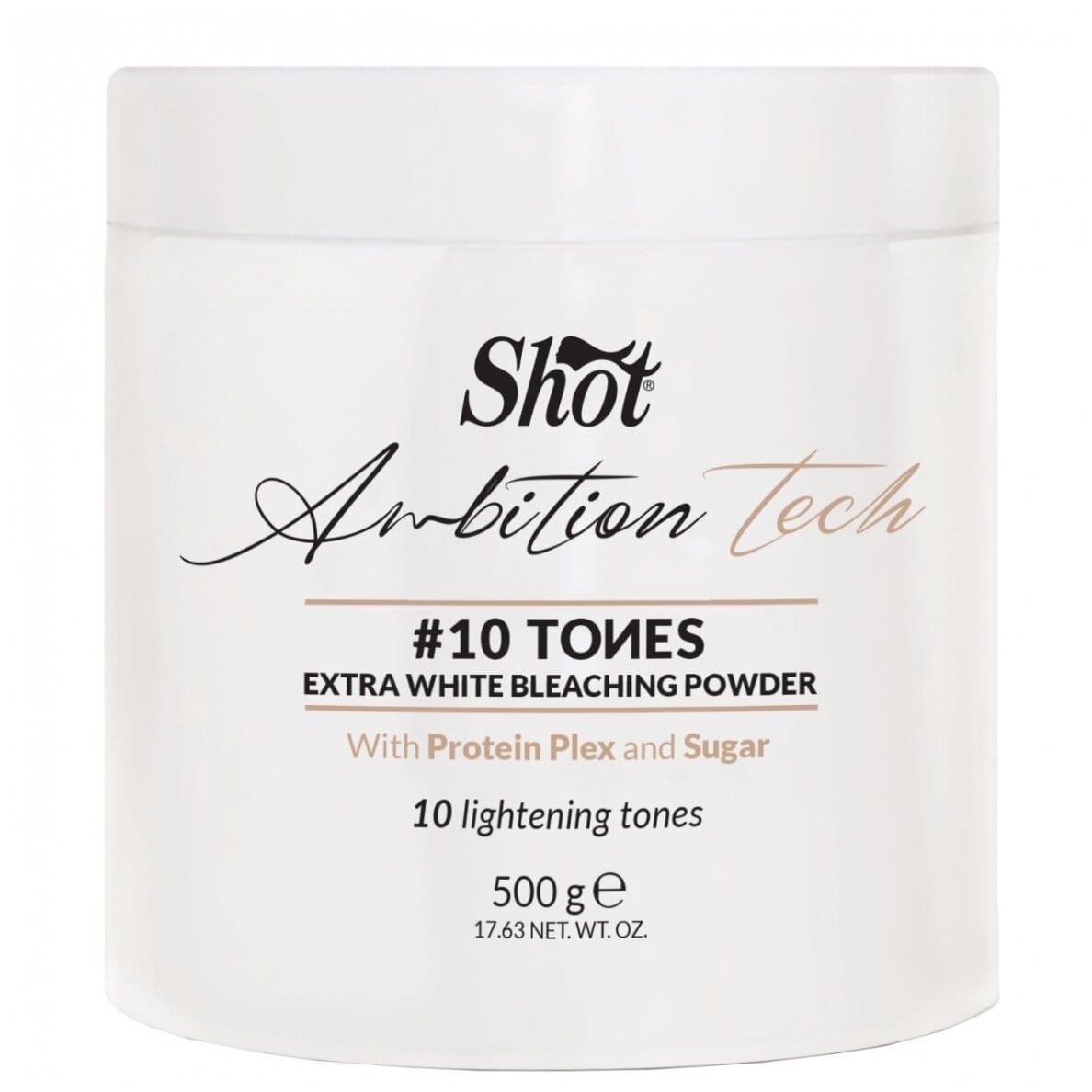 Екстрабілий знебарвлювальний порошок для волосся на 10 ТОНІВ SHOT Extra White Bleaching Color - 1